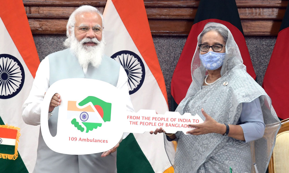 Bangladesh and India signed five MoUs